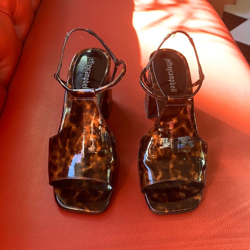 Jeffrey Campbell leopard print heels